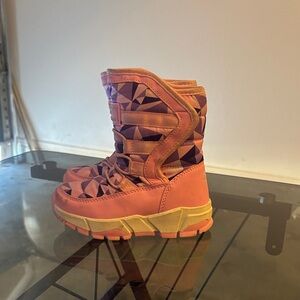 Geometric Pink and Purple Boots